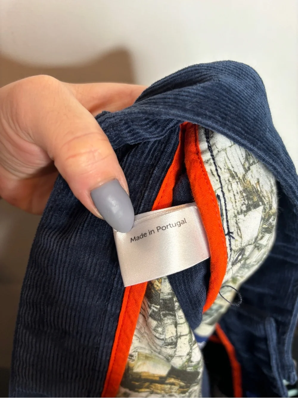 NWT Spoke Cord Fives The Autumn Original Trouser Size 33x30 Navy Cord
